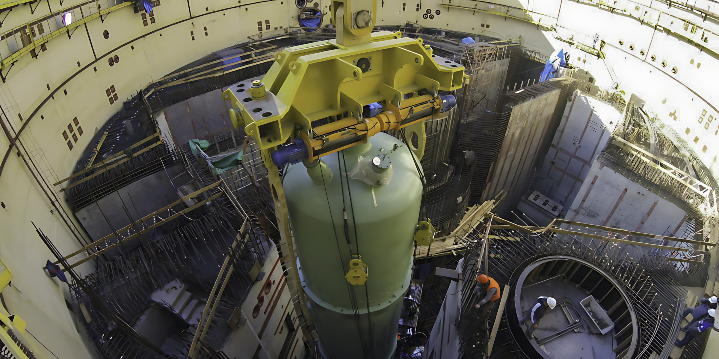 VVER-1200 reaktörünün üç boyutlu kesit görünümü